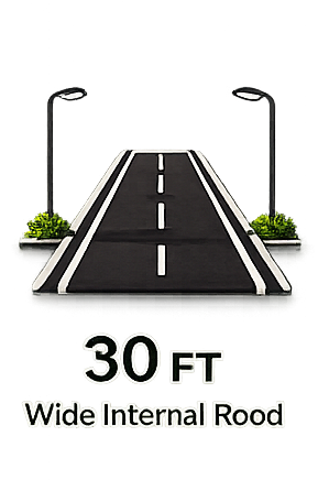 30 Ft Wide Internal Road